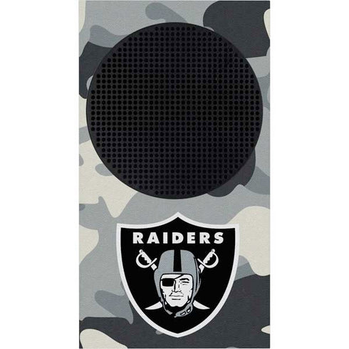 NFL Las Vegas Raiders Camo Xbox Series S Console Skin